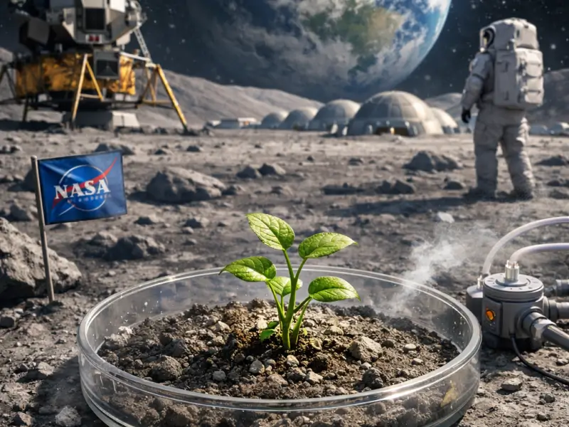 The idea sounded impossible at first. Moon dirt bringing something to life.