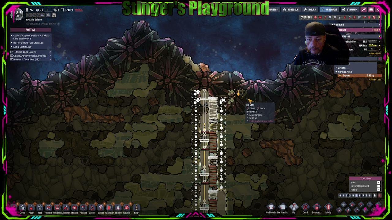 StingersPlayground Streams Oxygen Not Included
